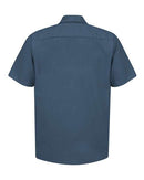 Red Kap Industrial Short Sleeve Work Shirt SP24 - Dark Blue