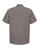 Red Kap Industrial Short Sleeve Work Shirt SP24 - Grey