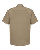 Red Kap Industrial Short Sleeve Work Shirt SP24 - Khaki