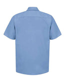 Red Kap Industrial Short Sleeve Work Shirt SP24 - Light Blue