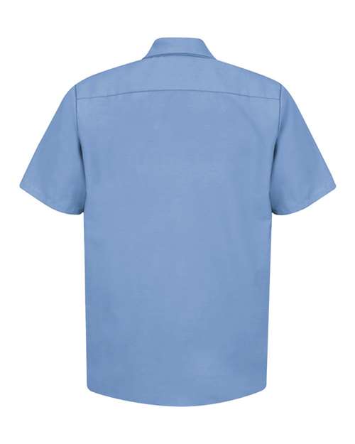 Red Kap Industrial Short Sleeve Work Shirt SP24 - Light Blue