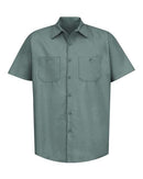 Red Kap Industrial Short Sleeve Work Shirt SP24 - Light Green