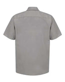 Red Kap Industrial Short Sleeve Work Shirt SP24 - Light Grey