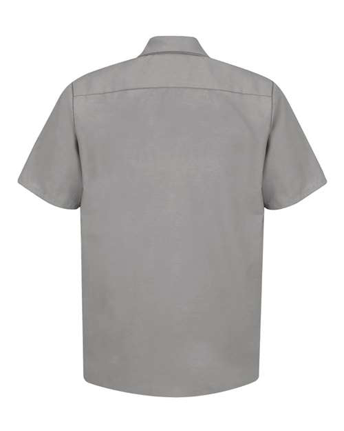 Red Kap Industrial Short Sleeve Work Shirt SP24 - Light Grey