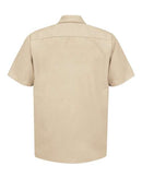 Red Kap Industrial Short Sleeve Work Shirt SP24 - Light Tan