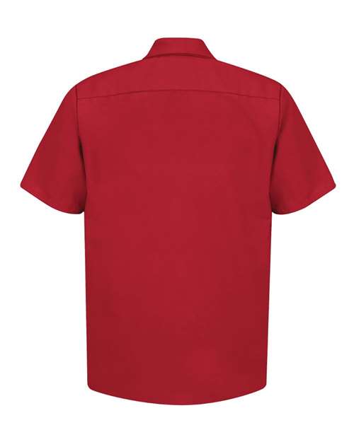 Red Kap Industrial Short Sleeve Work Shirt SP24 - Red