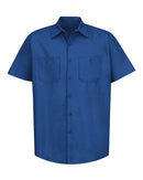 Red Kap Industrial Short Sleeve Work Shirt SP24 - Royal Blue