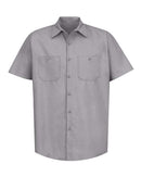 Red Kap Industrial Short Sleeve Work Shirt SP24 - Silver
