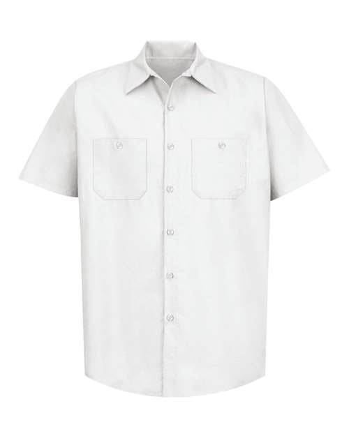 Red Kap Industrial Short Sleeve Work Shirt SP24 - White