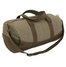 Rothco Two-Tone Canvas Duffle Bag With Brown Bottom . Item