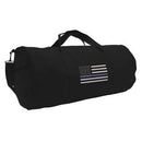 Rothco Thin Blue Line Canvas Shoulder Duffle Bag. Item