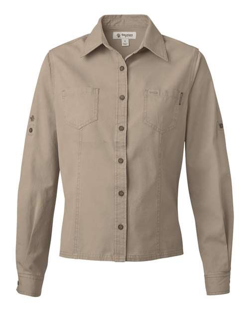 DRI DUCK Sawtooth Collection Women's Mortar Long Sleeve Shirt 8284