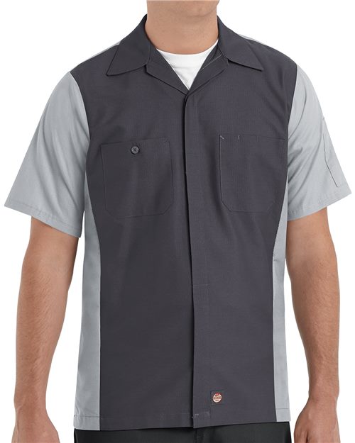 Red Kap Short Sleeve Automotive Crew Shirt SY20