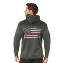 Rothco Concealed Carry Thin Red Line Hoodie. Item