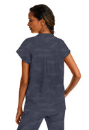 Healing Hands Journey Camo Top.  Item 2352 in HH PURPLE LABEL.  Live Chat for Bulk Discounts.