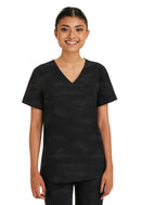 Healing Hands Joy Camo Top.  Item 2353 in HH PURPLE LABEL.  Live Chat for Bulk Discounts.