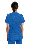 Healing Hands Joy Camo Top.  Item 2353 in HH PURPLE LABEL.  Live Chat for Bulk Discounts.