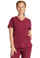 Healing Hands Joy Camo Top.  Item 2353 in HH PURPLE LABEL.  Live Chat for Bulk Discounts.