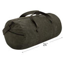 Rothco Waxed Canvas Shoulder Duffle Bag - 24 Inch. Item