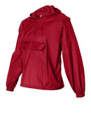 Augusta Sportswear Packable Half-Zip Hooded Pullover Jacket 3130