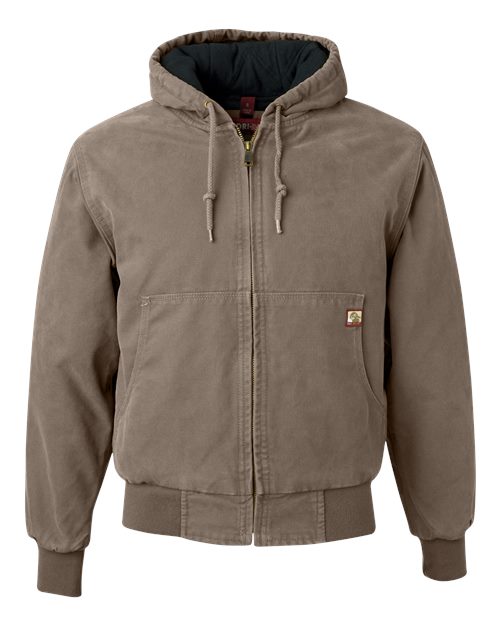 DRI DUCK Cheyenne Boulder Cloth™ Hooded Jacket with Tricot Quilt Lining 5020