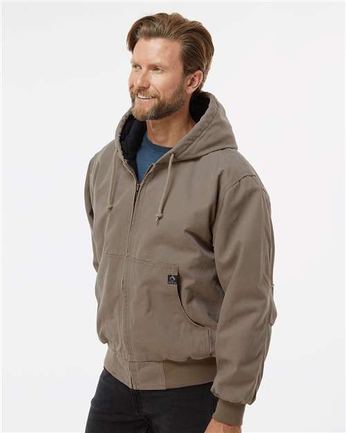 DRI DUCK Cheyenne Boulder Cloth™ Hooded Jacket with Tricot Quilt Lining 5020