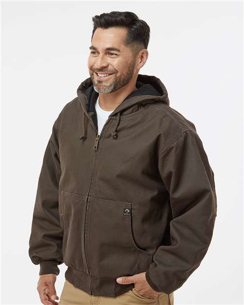 DRI DUCK Cheyenne Boulder Cloth™ Hooded Jacket with Tricot Quilt Lining 5020