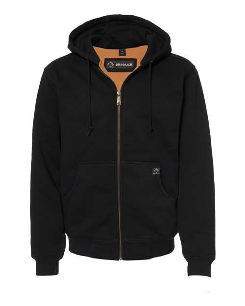 DRI DUCK Crossfire Heavyweight Power Fleece Hooded Jacket with Thermal Lining 7033