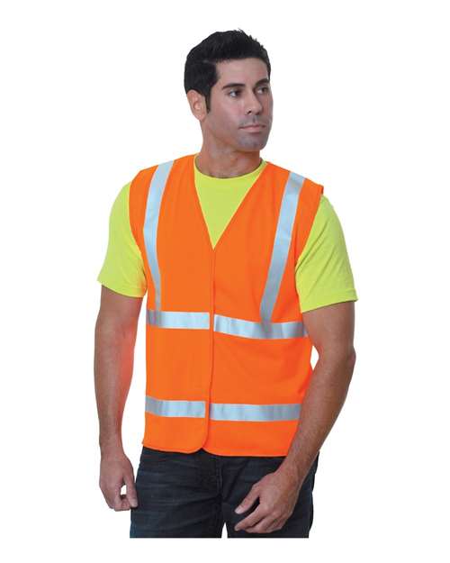 Bayside USA-Made Economy Class 2 ANSI Vest 3789