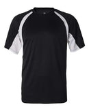 Badger B-Core Hook T-Shirt 4144 - Black/ White