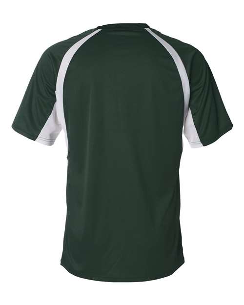 Badger B-Core Hook T-Shirt 4144 - Forest/ White