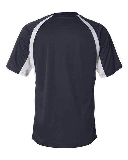 Badger B-Core Hook T-Shirt 4144 - Navy/ White