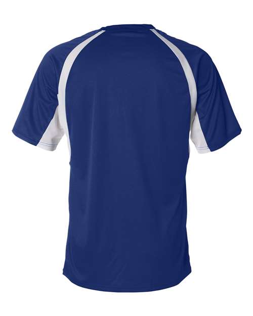 Badger B-Core Hook T-Shirt 4144 - Royal/ White