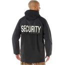 Rothco Security Nylon Rain Jacket - Black. Item