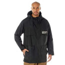 Rothco Security Nylon Rain Jacket - Black. Item