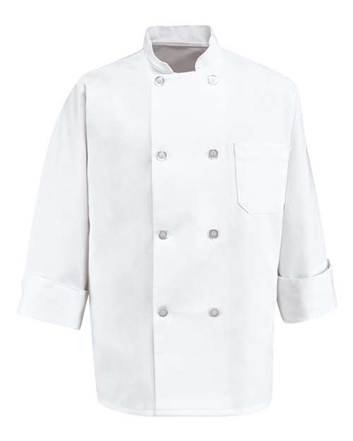 Chef Designs Eight Pearl Button Chef Coat 0403