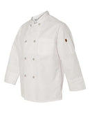 Chef Designs Button Chef Coat with Thermometer Pocket 0413