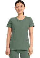 Cherokee Round Neck Top. Item 2624A in CK IN INFINITY Collection. Live Chat for Bulk Discounts.