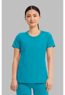 Cherokee Round Neck Top. Item 2624A in CK IN INFINITY Collection. Live Chat for Bulk Discounts.