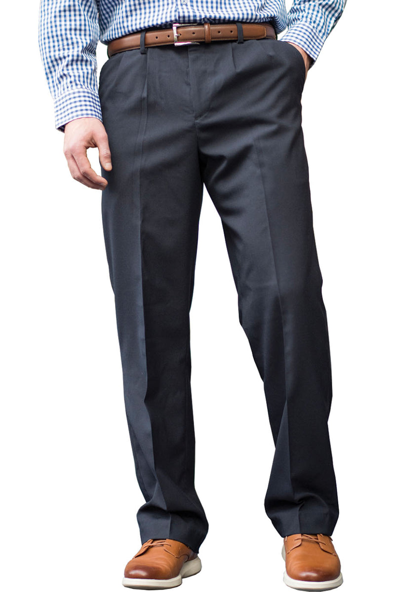 Edwards Mens Signature Easy Fit Pleated Pant [