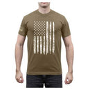 Rothco Distressed US Flag Athletic Fit T-Shirt. Item