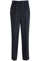 Edwards Mens Pleated Front Poly/Wool Pant [