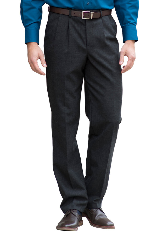 Edwards [2633] Men’s Signature Pleated Dress Pant.  Live Chat For Bulk Discounts.