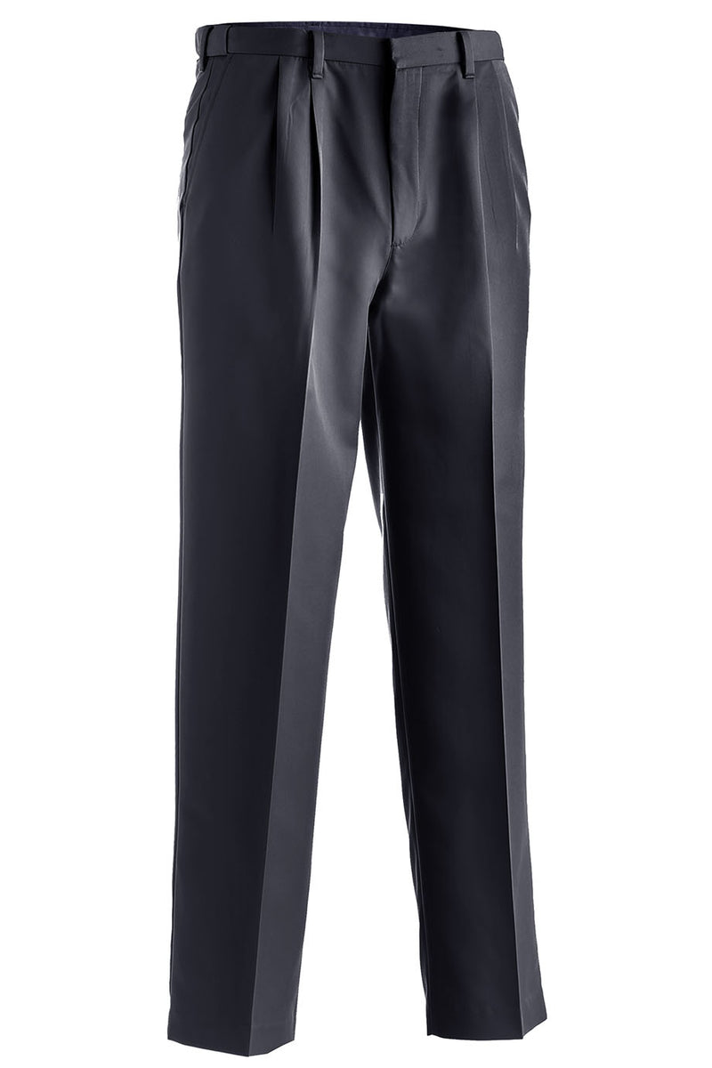 Edwards Mens Microfiber Pleated Pant [