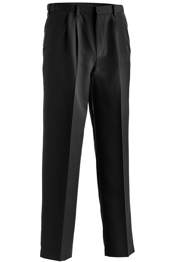 Edwards Mens Microfiber Pleated Pant [#2634].  Live Chat for Bulk Discounts