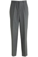 Edwards Mens Pleated Front Poly/Wool Pant [