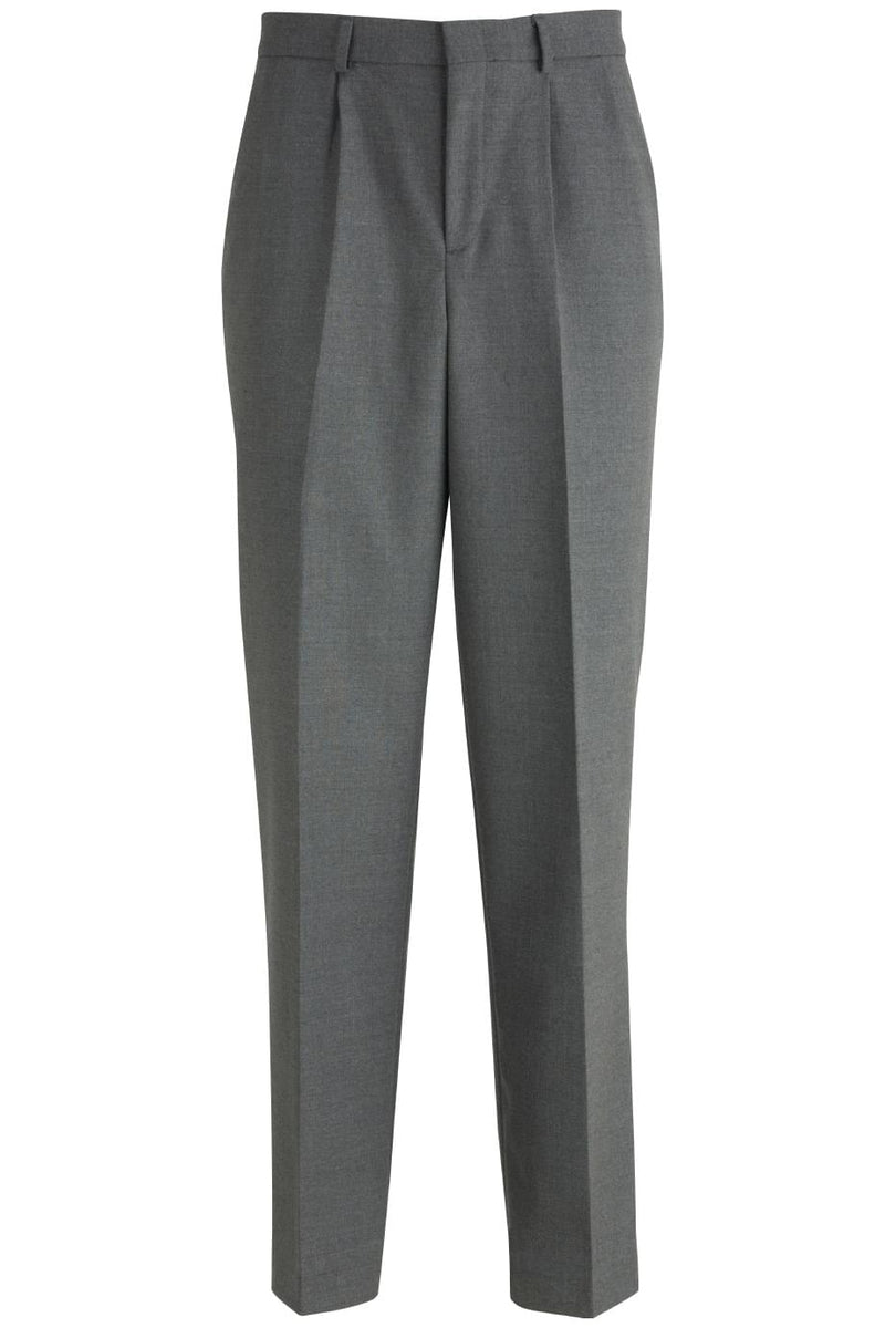 Edwards Mens Pleated Front Poly/Wool Pant [