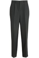 Edwards Mens Pleated Front Poly/Wool Pant [