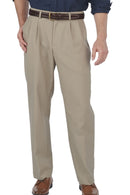Edwards Mens Pleated Front Poly/Wool Pant [