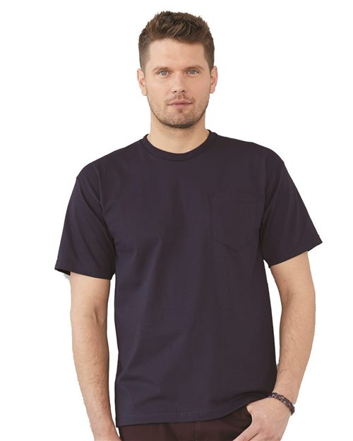 Bayside USA-Made Midweight Pocket T-Shirt 5070